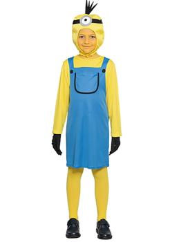 Fantasia de menina Minions econômica