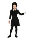 Fato de quarta-feira Addams tamanho criança