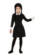 Fato de quarta-feira Addams tamanho criança