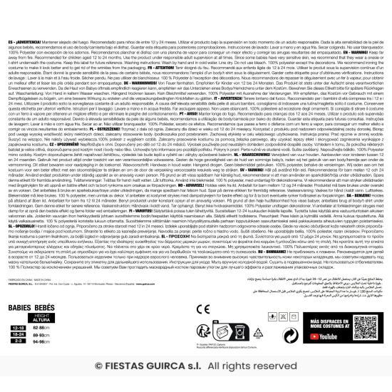 Fantasia de macaco para bebê