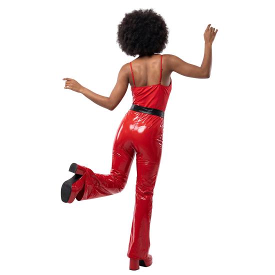 Macacão Groovy Anos 70 para Mulheres - Papel de Parede Adulto