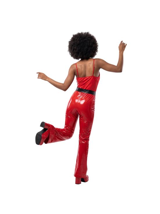 Macacão Groovy Anos 70 para Mulheres - Papel de Parede Adulto