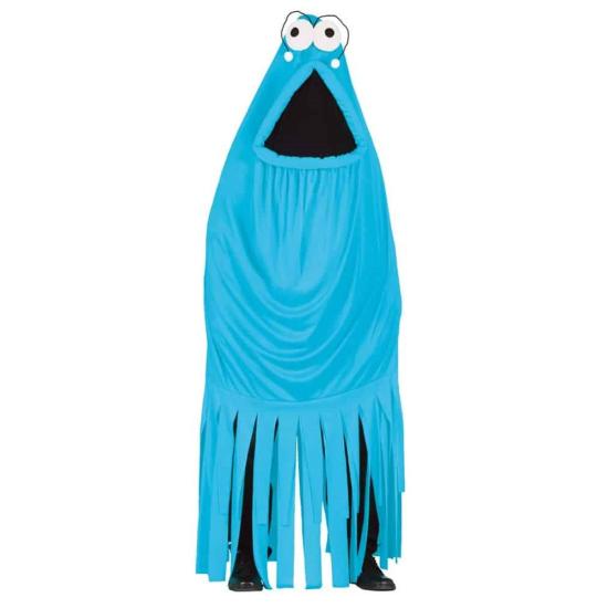 Fantasia de monstro azul tamanho único