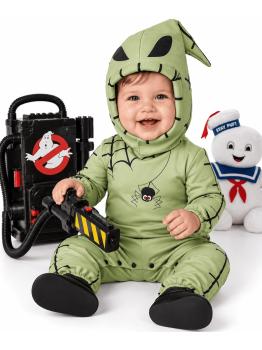 Fantasia de Slimer dos Caça-Fantasmas para Bebê | Halloween