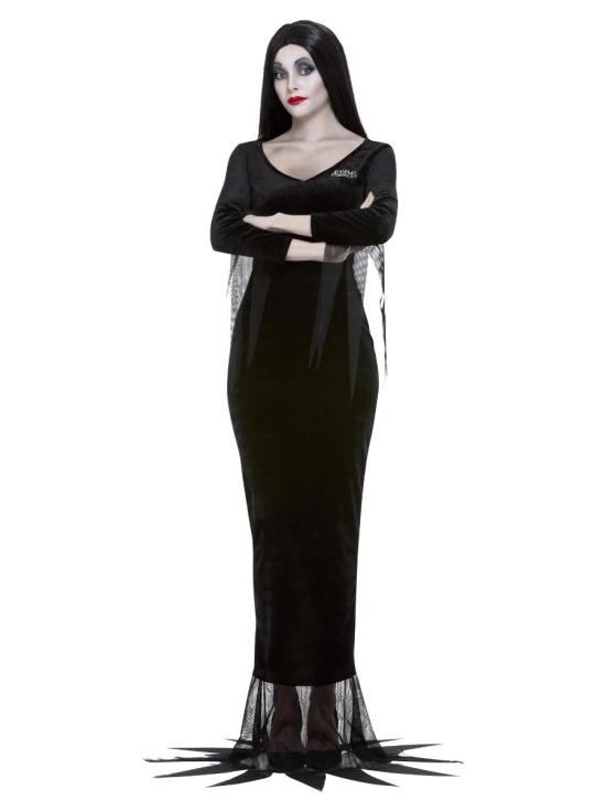 Fato de Morticia Addams Family™ para mulher