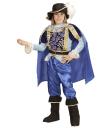 Disfraz Mosquetero Azul Corte  niño