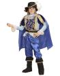 Disfraz Mosquetero Azul Corte  niño