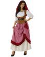 Traje de empregada medieval para mulheres