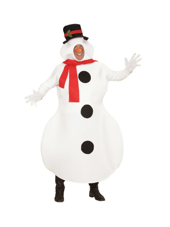 Fantasia de Natal de boneco de neve adulto