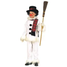 Fantasia de boneco de neve de luxo em tamanho infantil