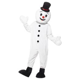 Fantasia de mascote de boneco de neve adulto Natal