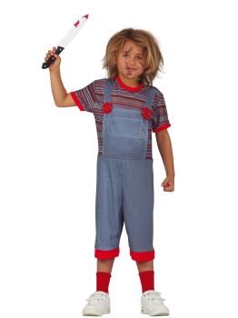 Fato de boneco Chucky diabólico para criança