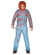 Fantasia de boneca diabólica Chucky tamanho adulto