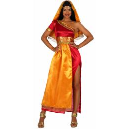 Fantasia de mulher hindu de Bollywood para adultos