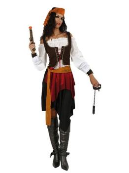 Fantasia legal de mulher pirata.