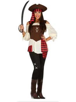 Fantasia de mulher pirata Jack
