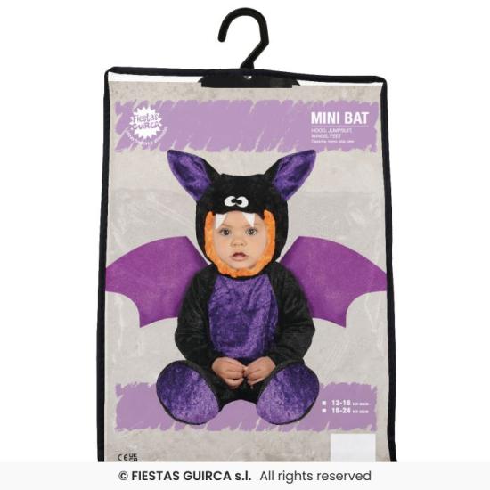 Fantasia de morcego noturno para bebê