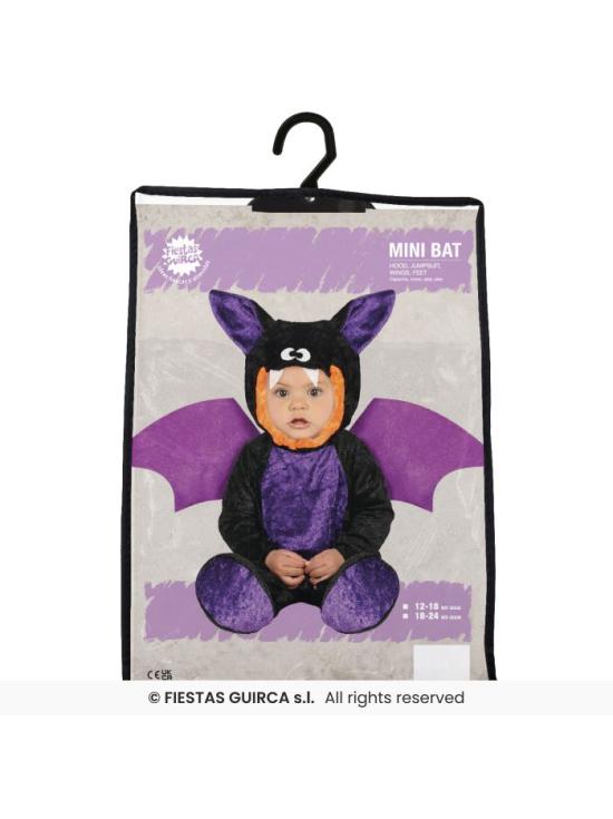 Fantasia de morcego noturno para bebê