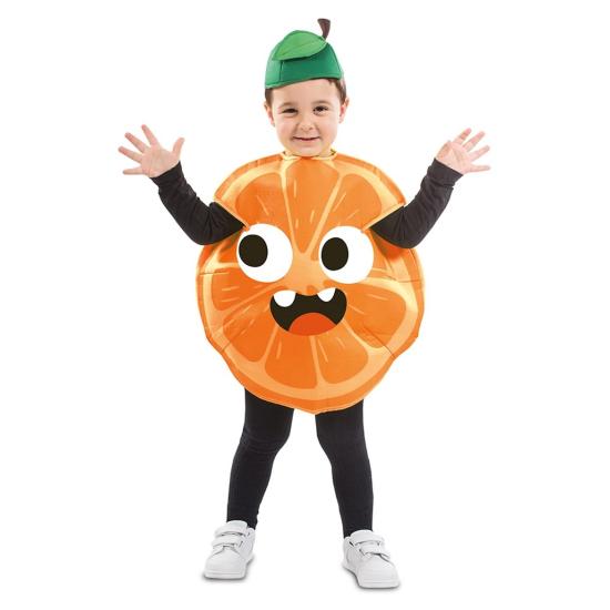 Fato infantil laranja. Fato infantil laranja.