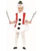 Fantasia de boneco de neve de Natal tamanho infantil