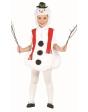 Fantasia de boneco de neve de Natal tamanho infantil