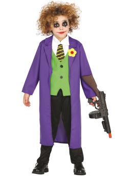 Fantasia de Coringa para menino - vilão do Batman