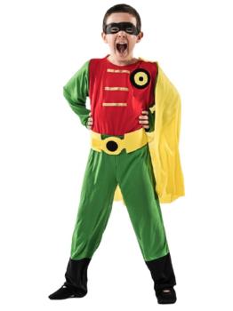 Fantasia infantil de Super Robin Batman.