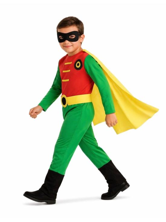 Fantasia de Super Robin Batman para meninos.