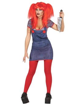 Fato de noiva Chucky tamanho 42-44