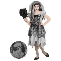 Fato de noiva fantasma para menina