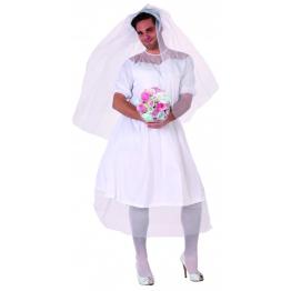 Fantasia de noiva para homem adulto