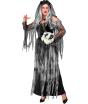 Fantasia de Noiva Morta para Mulheres – Vestido Longo com Véu