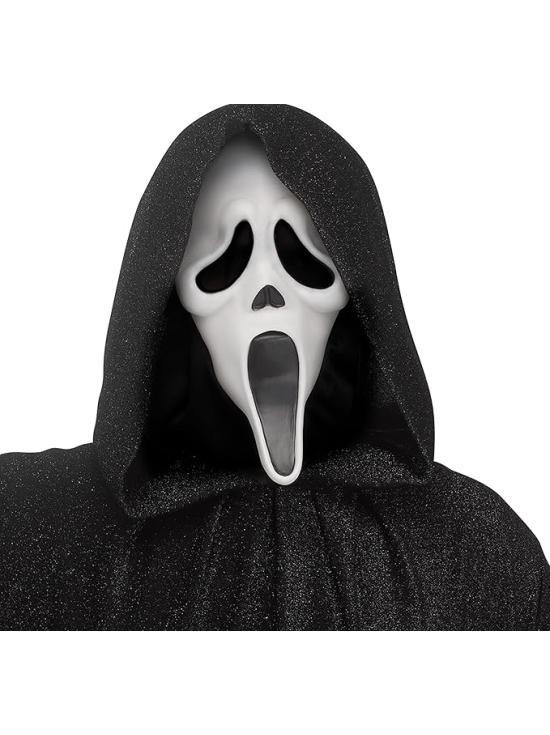 Fantasia de Ghostface Scream 25º Aniversário para Adultos – Fantasia de Terror para o Halloween