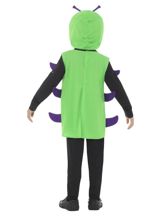 Fantasia de lagarta tamanho infantil