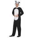 Fantasia econômica de urso panda adulto