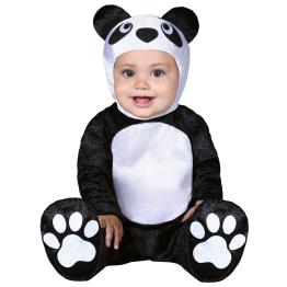 Fantasia de urso panda em tamanho bebê