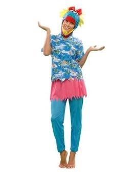 Fato de pássaro havaiano adulto.