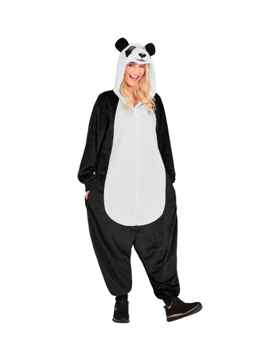 Fantasia de panda unissex para adultos
