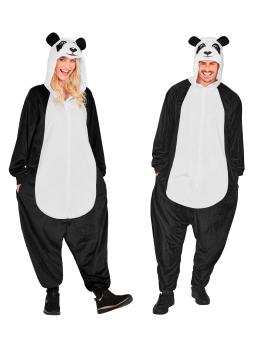 Fantasia de panda unissex para adultos