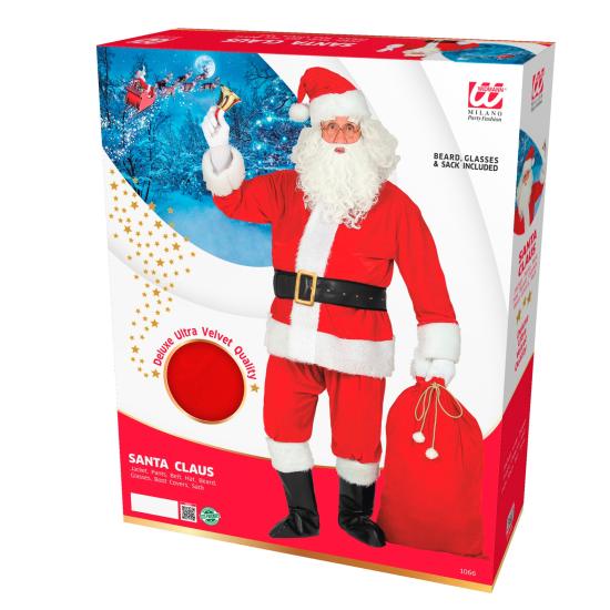 Fantasia profissional adulta de Papai Noel
