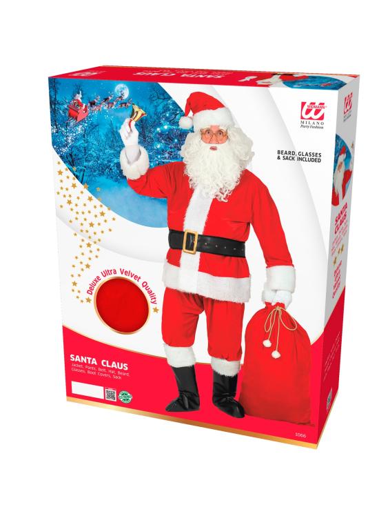 Fantasia profissional adulta de Papai Noel