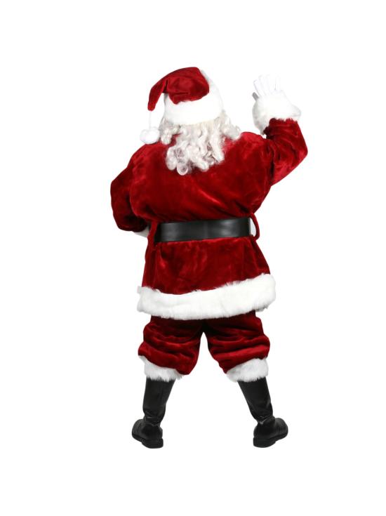 Fato profissional de Papai Noel para adulto tamanho M