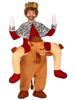 Fato de rei infantil com camelo.