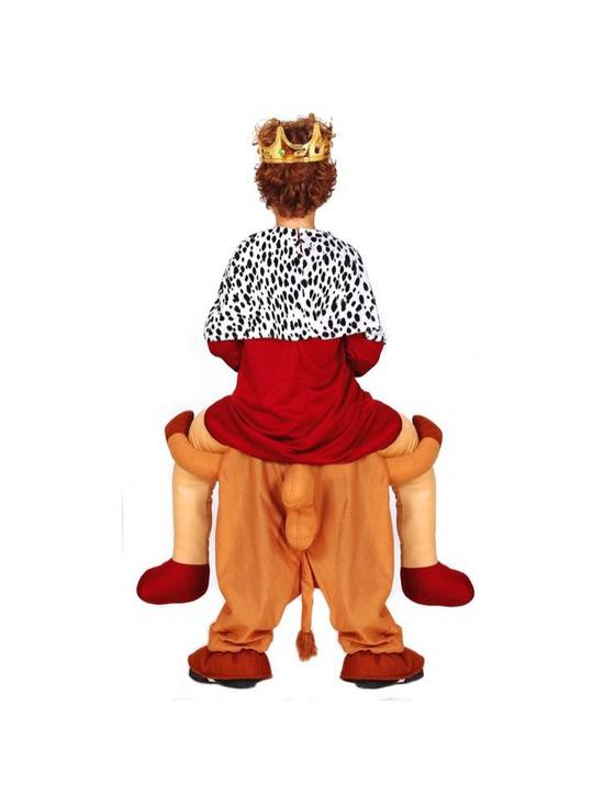 Fato de rei infantil com camelo.