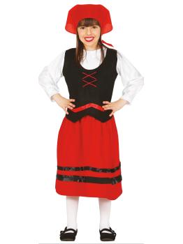 Fantasia infantil de pastora de Natal