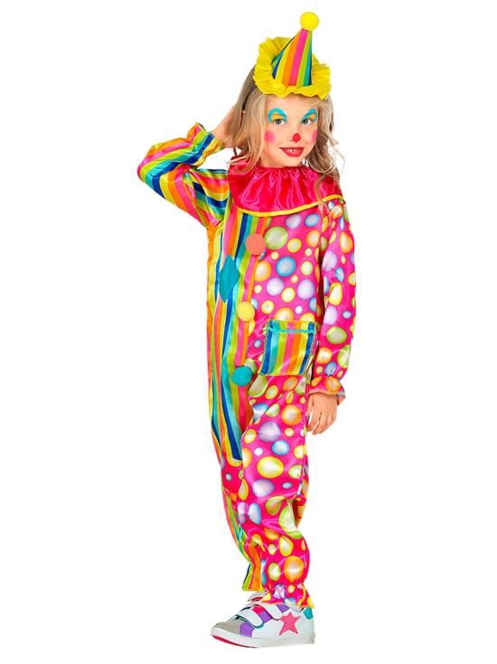 Fantasia Palhaça Colorida Infantil