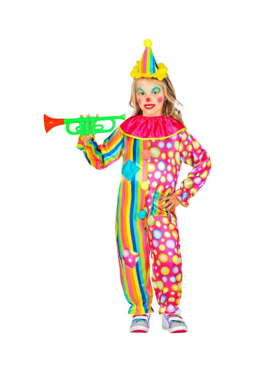 Fantasia Palhaça Colorida Infantil