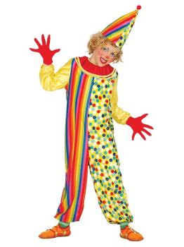 Fato de palhaço de circo para criança