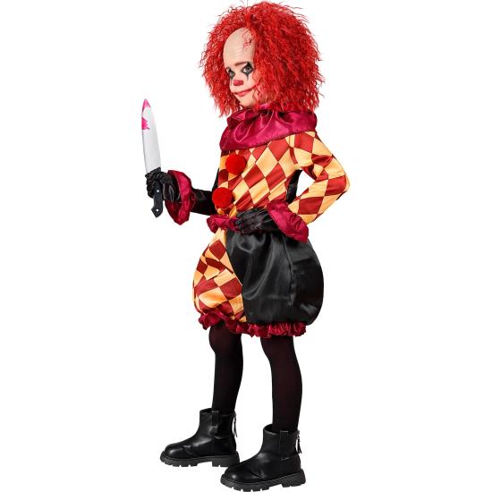 Fantasia de Palhaço de Terror Infantil – Jaqueta, Babado e Calça