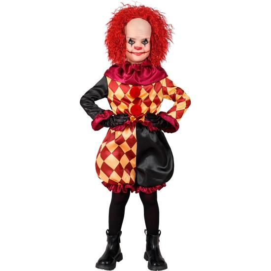 Fantasia de Palhaço de Terror Infantil – Jaqueta, Babado e Calça